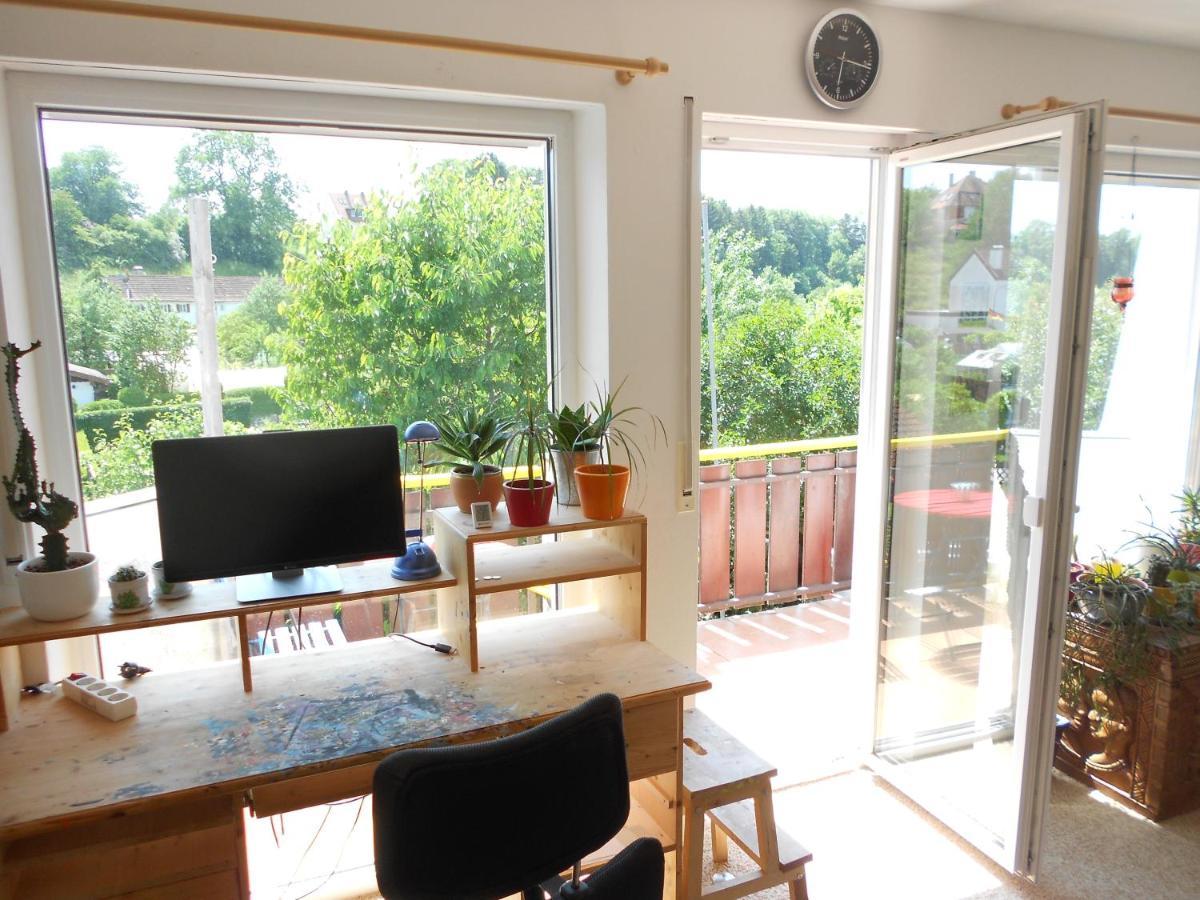 Grosses Zimmer Bad Kueche Wohnzimmer Terasse Garten Zentral Ruhig Landsberg am Lech Exterior foto
